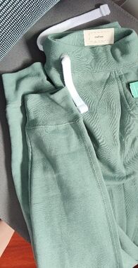 Q Reflex Sage Green Track Joggers with Drawstring Size M